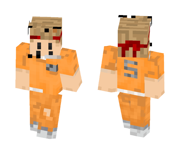 Original Mini Skin |Prsion inmate - Male Minecraft Skins - image 1