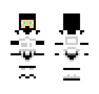 Stormtrooper without a helmet