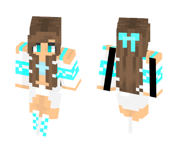 Download Free €łłα | Blue Sweater | Reworked Skin for Minecraft image 1 €łłα | Blue Sweater | Reworked - Female Minecraft Skins - image 1