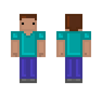 Chibi Pixel Steve - Male Minecraft Skins - image 2