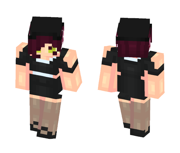 Werewolf With a Hat - Female Minecraft Skins - image 1