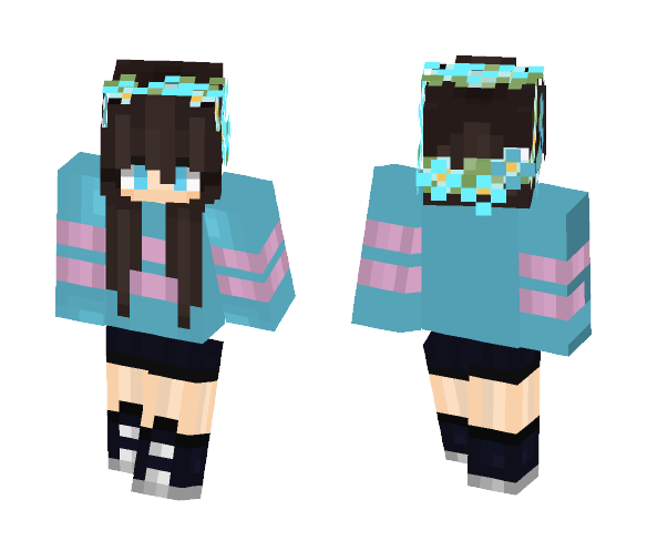 Frisk - Female Minecraft Skins - image 1