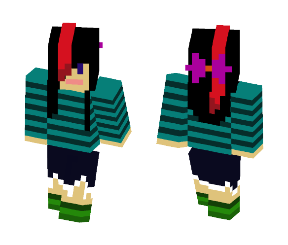 Tough pink bow - Female Minecraft Skins - image 1