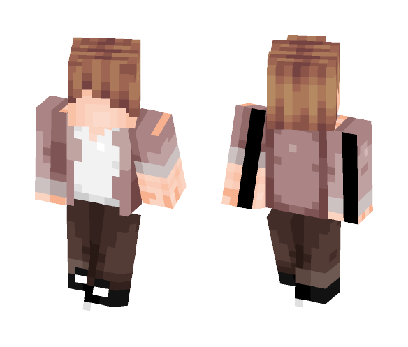 Red shirt - ŇØVΔ - Male Minecraft Skins - image 1