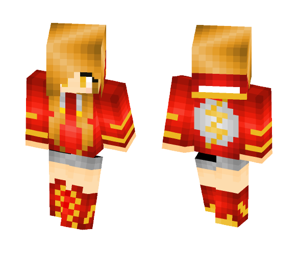 Flash girl #2 - Girl Minecraft Skins - image 1