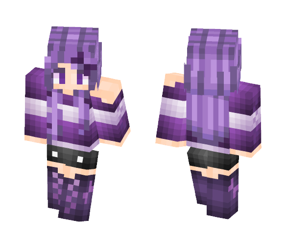 PinkzPurrpleMinie - Female Minecraft Skins - image 1
