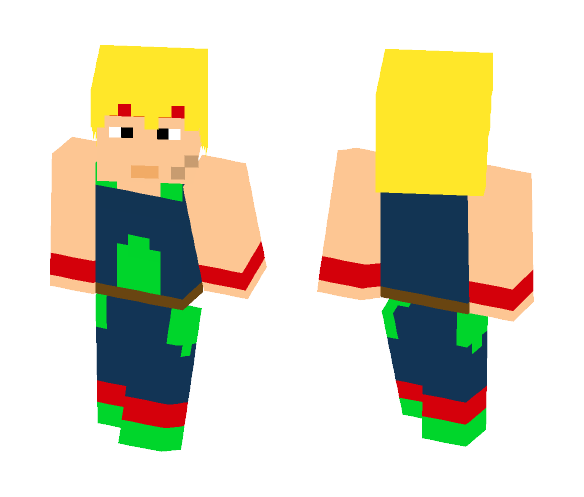 SSJ Bardock (Dragon Ball) - Male Minecraft Skins - image 1