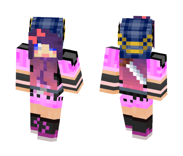 PerfectoPixalPurple - Female Minecraft Skins - image 1