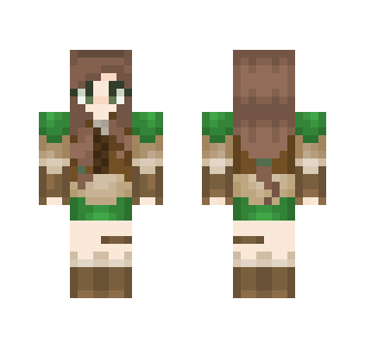 Woodland Elf - Female Minecraft Skins - image 2