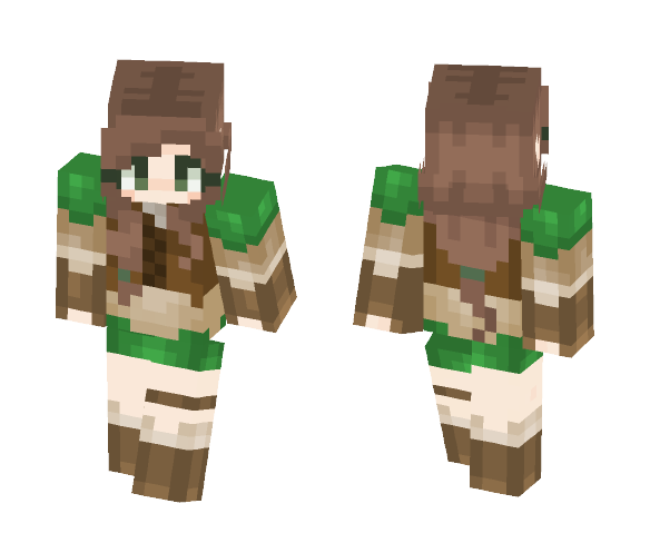 Woodland Elf - Female Minecraft Skins - image 1