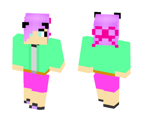 Pink Girl - Girl Minecraft Skins - image 1