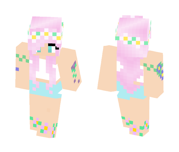 Flower Girl - Girl Minecraft Skins - image 1