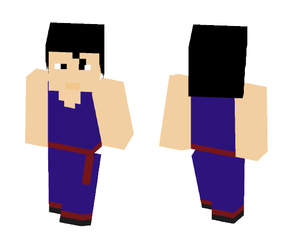 Download Free Son Gohan (Dragon Ball) Skin for Minecraft image 1 Son Gohan (Dragon Ball) - Male Minecraft Skins - image 1