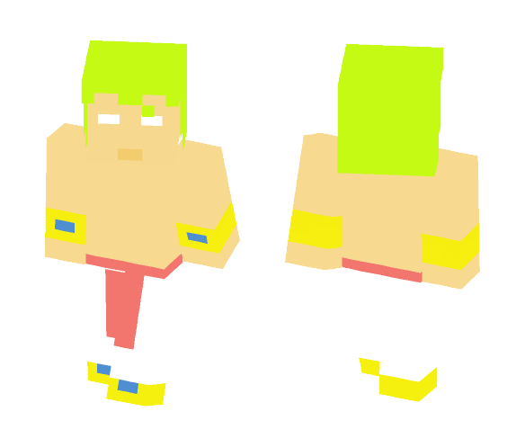 LSSJ Broly (Dragon Ball) - Male Minecraft Skins - image 1