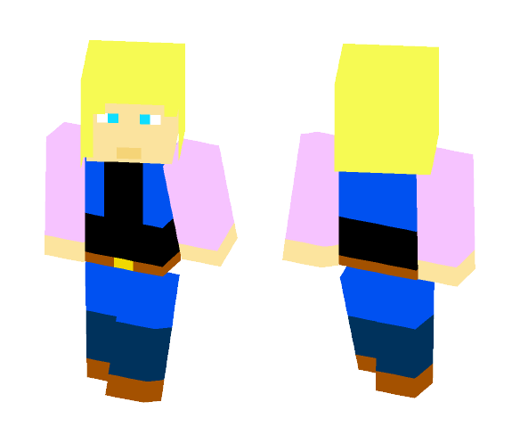 Android 18 (Dragon Ball) - Female Minecraft Skins - image 1