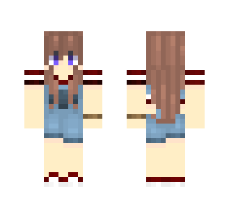 Trendy Overall Girl