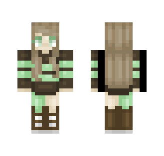 ~mint and chocolate chip~ - Female Minecraft Skins - image 2