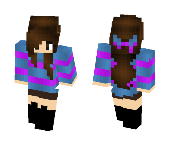 Frisk - Female Minecraft Skins - image 1