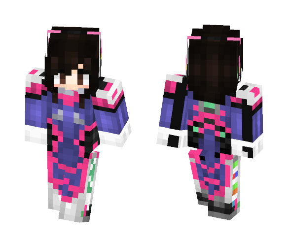 D.va- Overwatch - Female Minecraft Skins - image 1