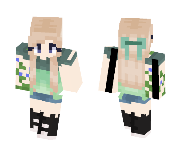 Overgrown - Female Minecraft Skins - image 1