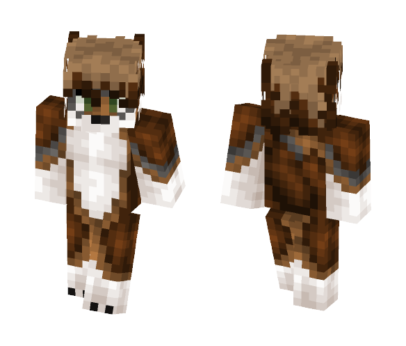 My fursona, v2 (Version 1 in desc) - Male Minecraft Skins - image 1