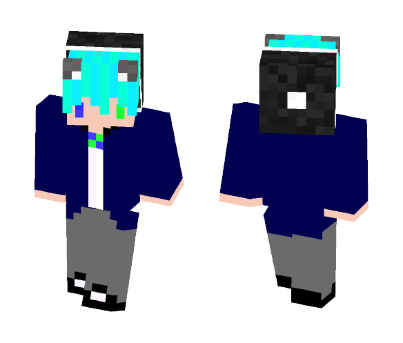 Blue cat - Cat Minecraft Skins - image 1