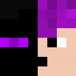 Purple Enderman Infection - Male Minecraft Skins - image 3