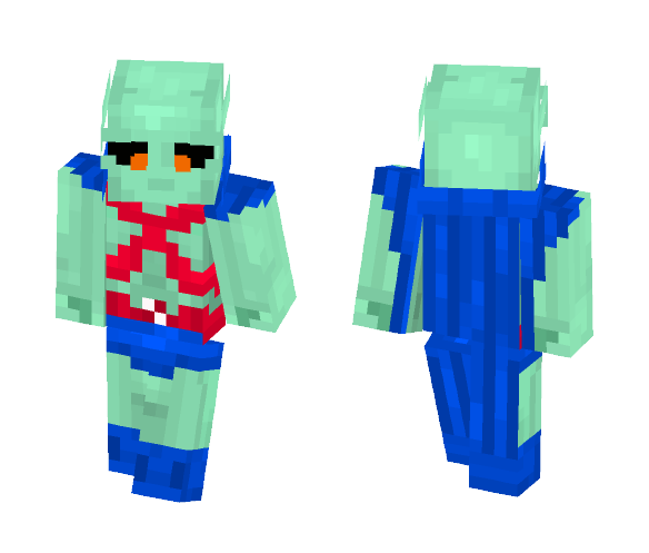 Martian Manhunter - Male Minecraft Skins - image 1