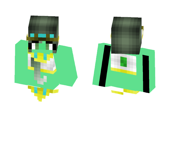 Steven Universe OC - Emerald - Interchangeable Minecraft Skins - image 1