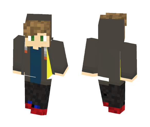Cute guy in hoodie - Male Minecraft Skins - image 1