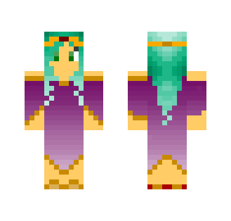 Purple and Turquoise Princess