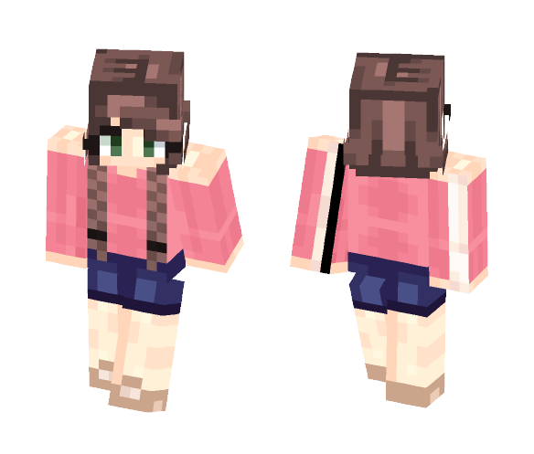 Rosegold Hair - Female Minecraft Skins - image 1
