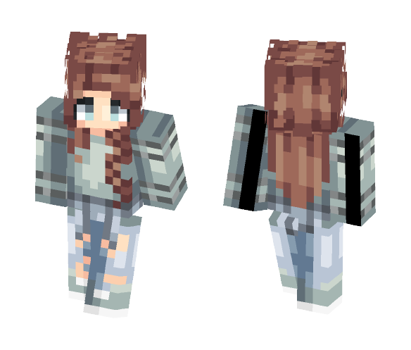 messed up tomboyish skin - Female Minecraft Skins - image 1