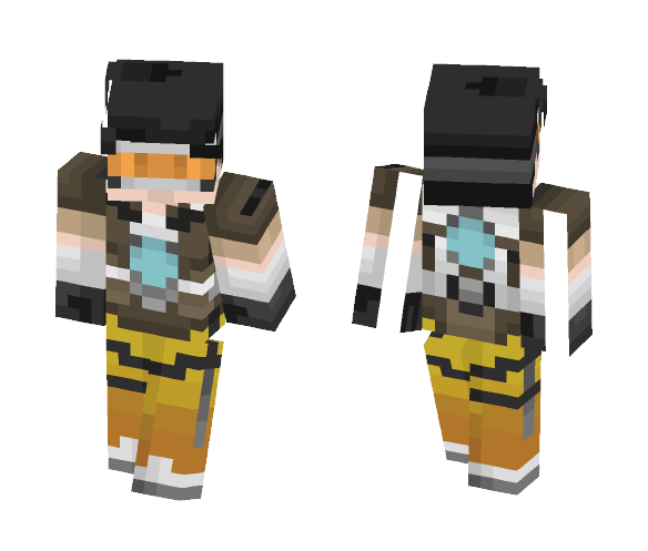 Tracer (Overwatch) - Female Minecraft Skins - image 1