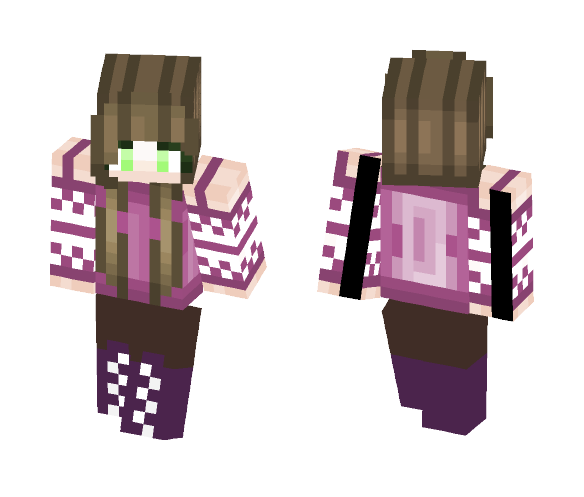 Download Free Autumn Girl Skin for Minecraft image 1 Autumn Girl - Girl Minecraft Skins - image 1