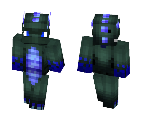 Water Dragon - Interchangeable Minecraft Skins - image 1