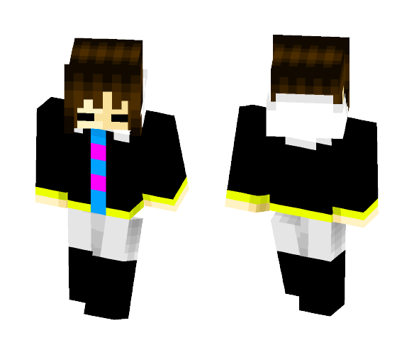 Flowerswap: frisk - Interchangeable Minecraft Skins - image 1