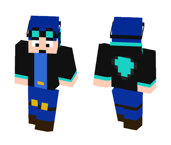 DanTDM - Hoodie - Male Minecraft Skins - image 1