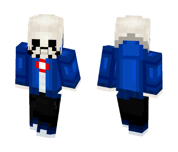 Killer Sans - Male Minecraft Skins - image 1