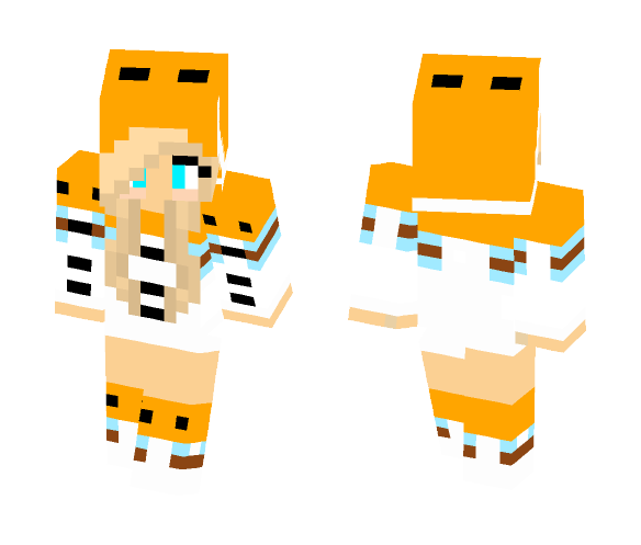 Download Free girl in a snow golam hoodie Skin for Minecraft image 1 girl in a snow golam hoodie - Girl Minecraft Skins - image 1