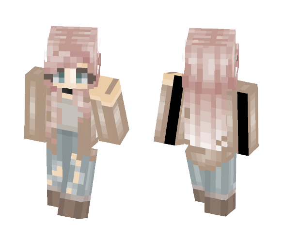 Download Free Spring Girl (Old Skin) Skin for Minecraft image 1 Spring Girl (Old Skin) - Girl Minecraft Skins - image 1