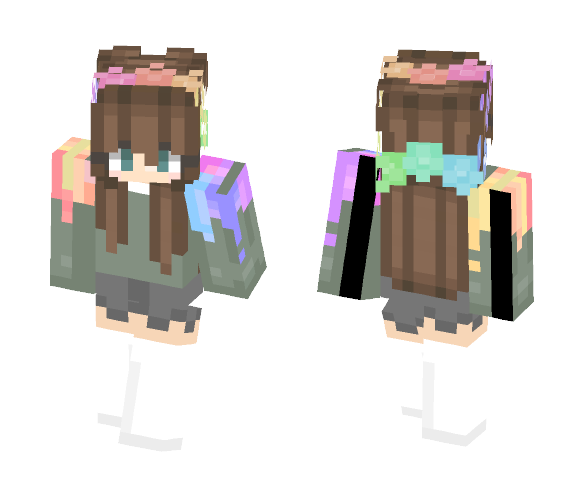 Download Free S P R I N G (Old Skin) Skin for Minecraft image 1 S P R I N G (Old Skin) - Female Minecraft Skins - image 1