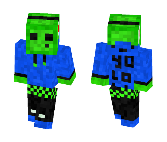Slime Gamer - Male Minecraft Skins - image 1