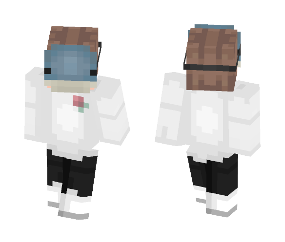 Download Free Is that on your face? ~ Skin for Minecraft image 1 Is that on your face? ~ - Male Minecraft Skins - image 1