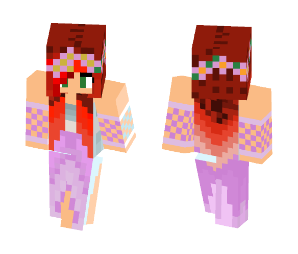Download Free TM Medieval Girl Skin for Minecraft image 1 TM Medieval Girl - Girl Minecraft Skins - image 1