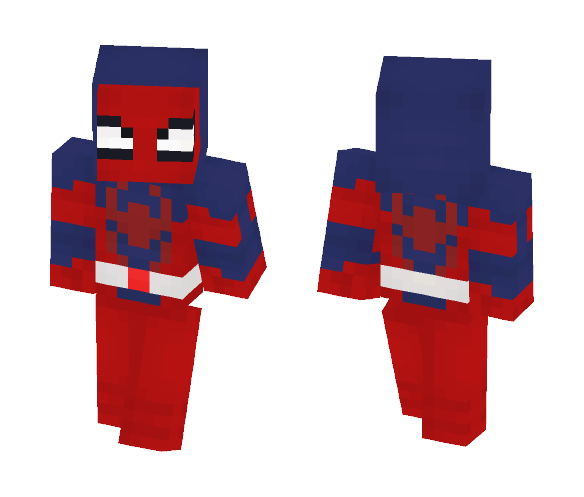 Download Free All New Scarlet Spider (Ben Reilly) Skin for Minecraft image 1 All New Scarlet Spider (Ben Reilly) - Male Minecraft Skins - image 1