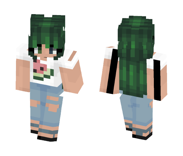 Watermelon ???? - Female Minecraft Skins - image 1