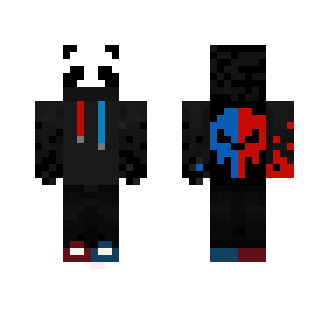 Red And Blue Panda - Male Minecraft Skins - image 2