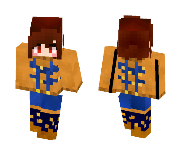 OuterTale Chara - Female Minecraft Skins - image 1