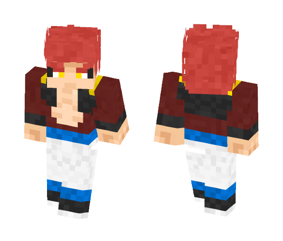 Gogeta GT Super Saiyan 4 - Male Minecraft Skins - image 1